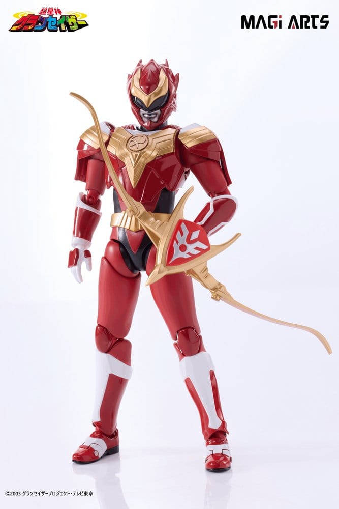 Actionfigur Sazer Tarious från Chouseishin Gransazer, 15 cm