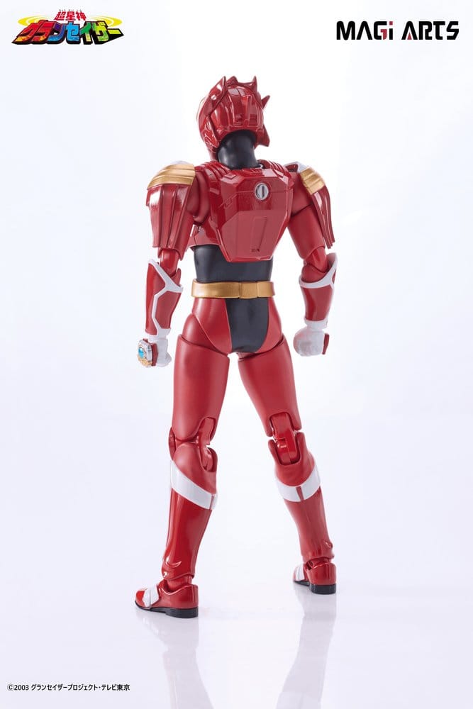Actionfigur Sazer Tarious från Chouseishin Gransazer, 15 cm