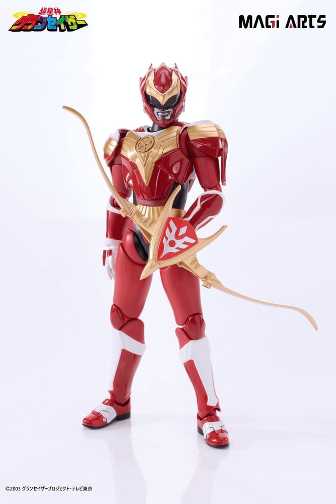 Actionfigur Sazer Tarious från Chouseishin Gransazer, 15 cm