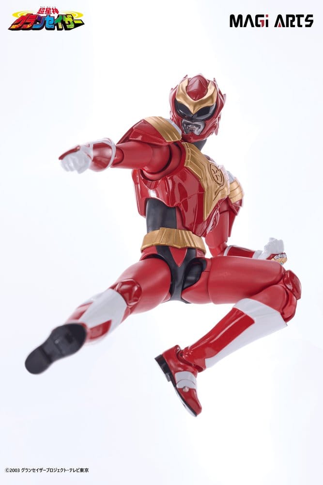 Actionfigur Sazer Tarious från Chouseishin Gransazer, 15 cm