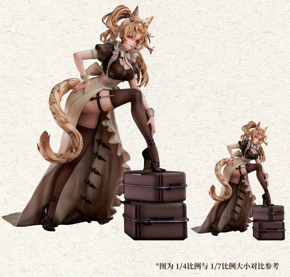Original Character PVC Figur 1/4 Battle Maid Leopard Cat Maria 40 cm Magi Arts