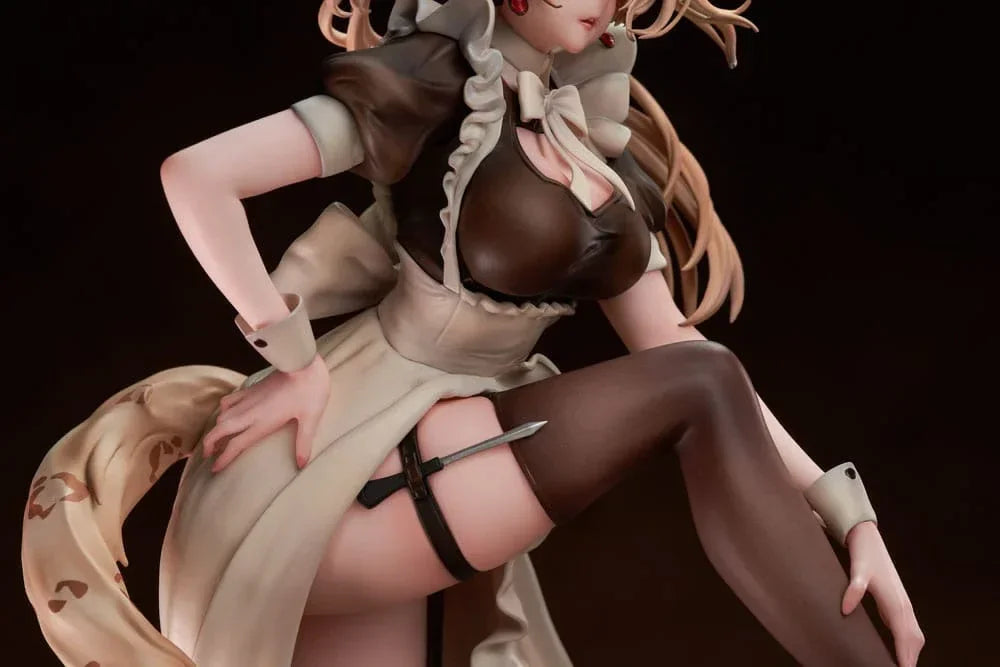 Original Character PVC Figur 1/7 Battle Maid Leopard Cat Maria Deluxe Edition 24 cm Magi Arts