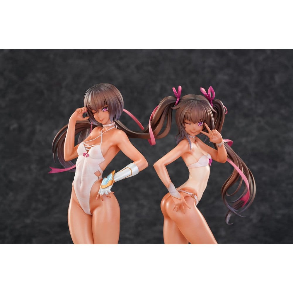 Taimanin PVC-figurer 1/6, 2-pack, badkläder vuxen Yukikaze och Yukikaze Mizuki, 27 cm