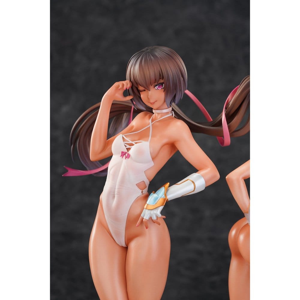 Taimanin PVC-figurer 1/6, 2-pack, badkläder vuxen Yukikaze och Yukikaze Mizuki, 27 cm