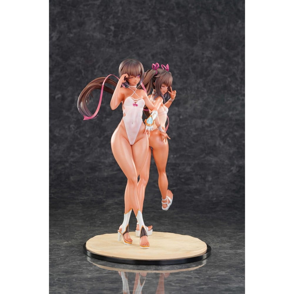 Taimanin PVC-figurer 1/6, 2-pack, badkläder vuxen Yukikaze och Yukikaze Mizuki, 27 cm