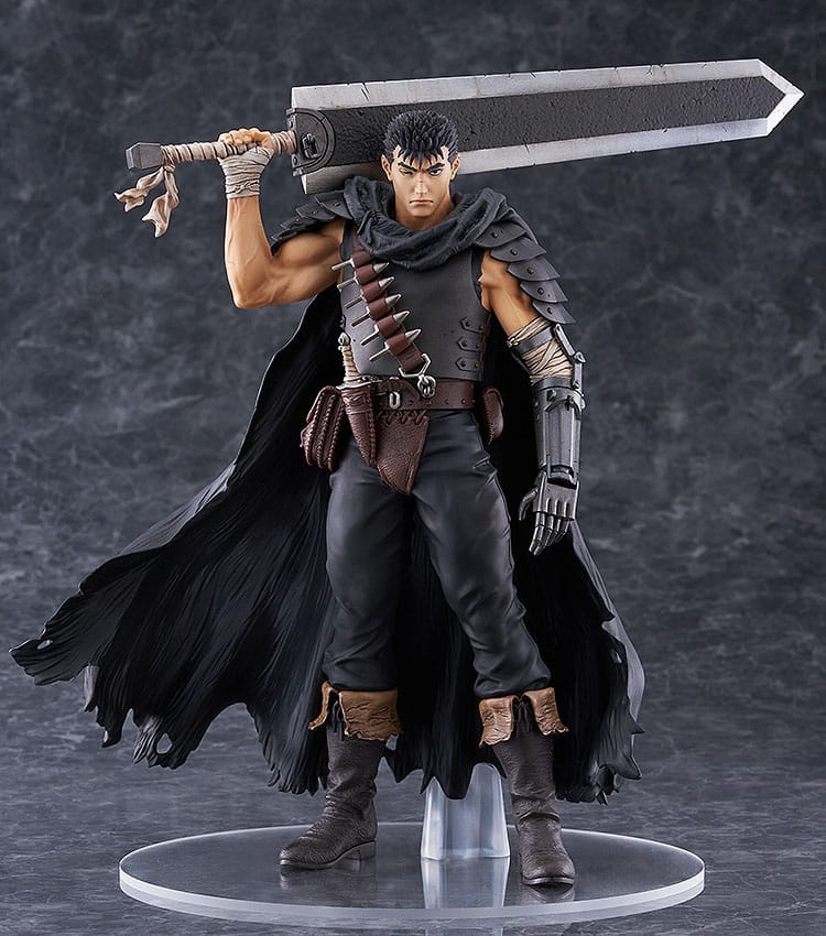 Berserk Pop Up Parade L PVC Figur Guts (Black Swordsman) 22 cm Max Factory