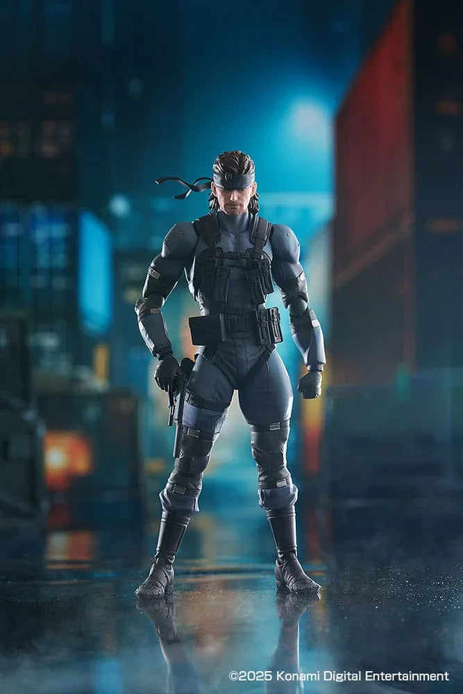 Metal Gear Solid 2: Sons of Liberty Figma Action Figur Solid Snake MGS2 Ver. Updated Edition 16 cm Max Factory