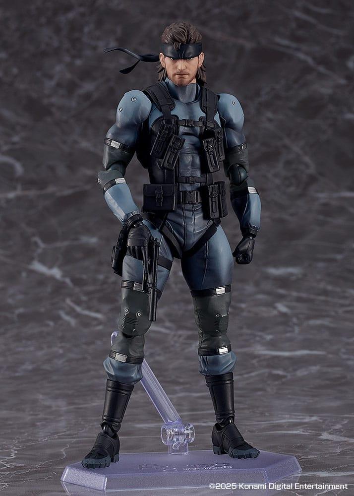 Metal Gear Solid 2: Sons of Liberty Figma Action Figur Solid Snake MGS2 Ver. Updated Edition 16 cm Max Factory