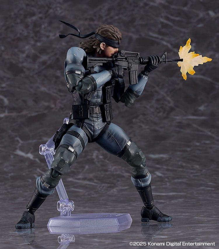 Metal Gear Solid 2: Sons of Liberty Figma Action Figur Solid Snake MGS2 Ver. Updated Edition 16 cm Max Factory