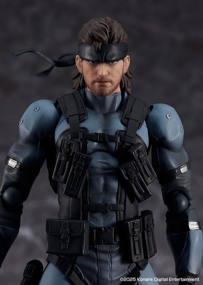 Metal Gear Solid 2: Sons of Liberty Figma Action Figur Solid Snake MGS2 Ver. Updated Edition 16 cm Max Factory