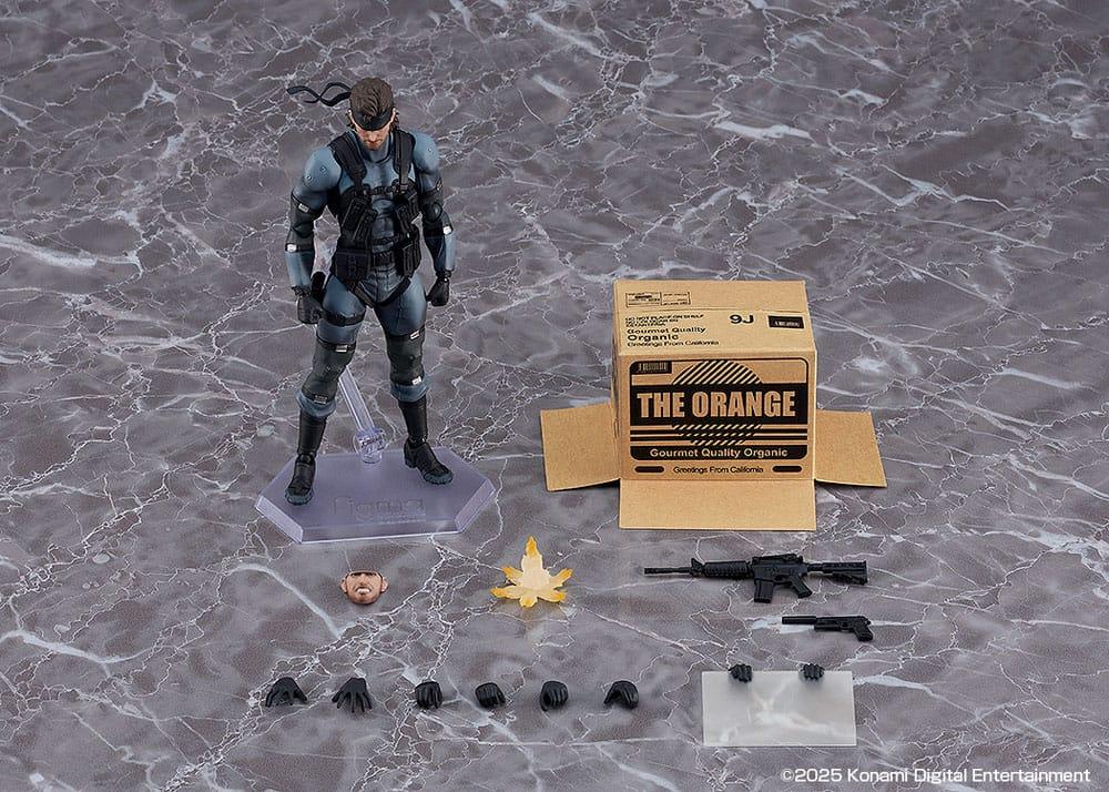 Metal Gear Solid 2: Sons of Liberty Figma Action Figur Solid Snake MGS2 Ver. Updated Edition 16 cm Max Factory