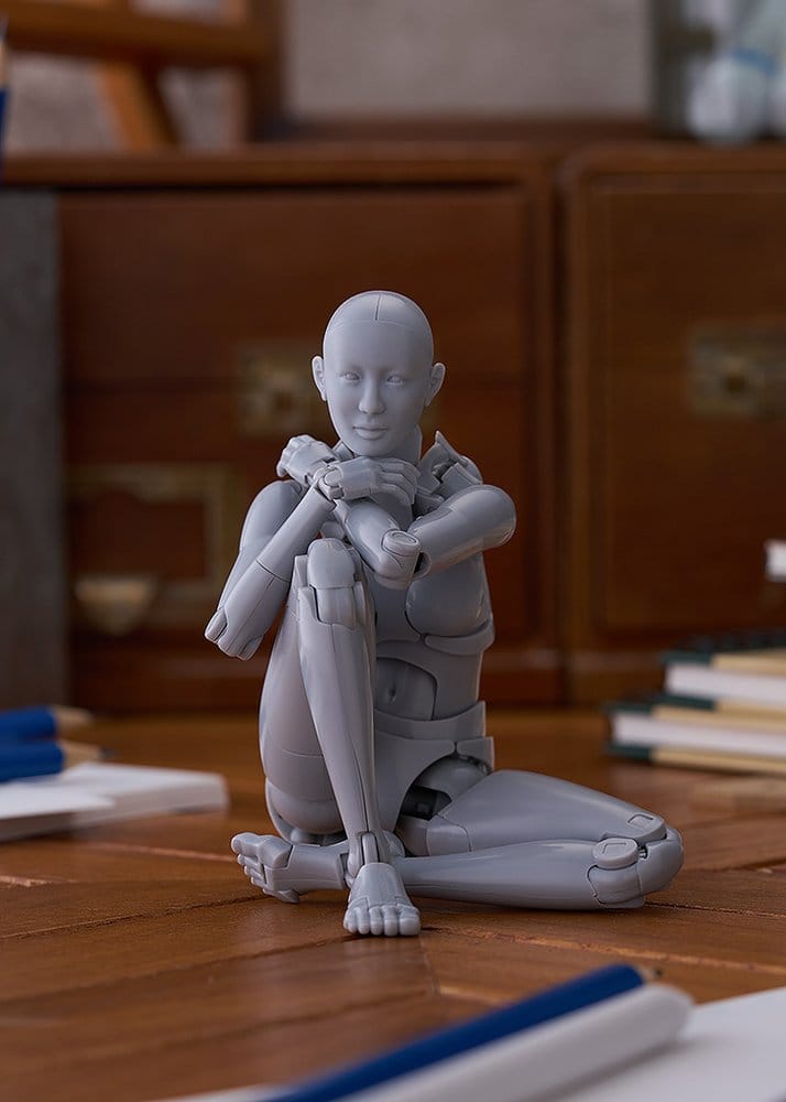 Figma Action Figur Nishimura Style Drawing Doll Olive Gray 21 cm