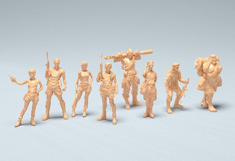 Get Truth Fang of the Sun Dougram Plastmodellbyggsats 1/35 Dougram Ver. GT DX Komplett Utgåva 28 cm
