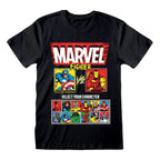 Marvel T-Shirt Vs. Screen – Högkvalitativ och Officiell T-Shirt Heroes Inc