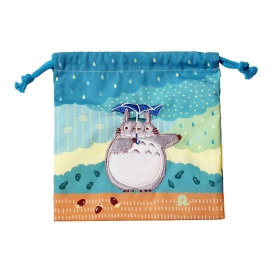 My Neighbor Totoro Laundry Storage Bag - Totoro in the Rain 20 x 19 cm
