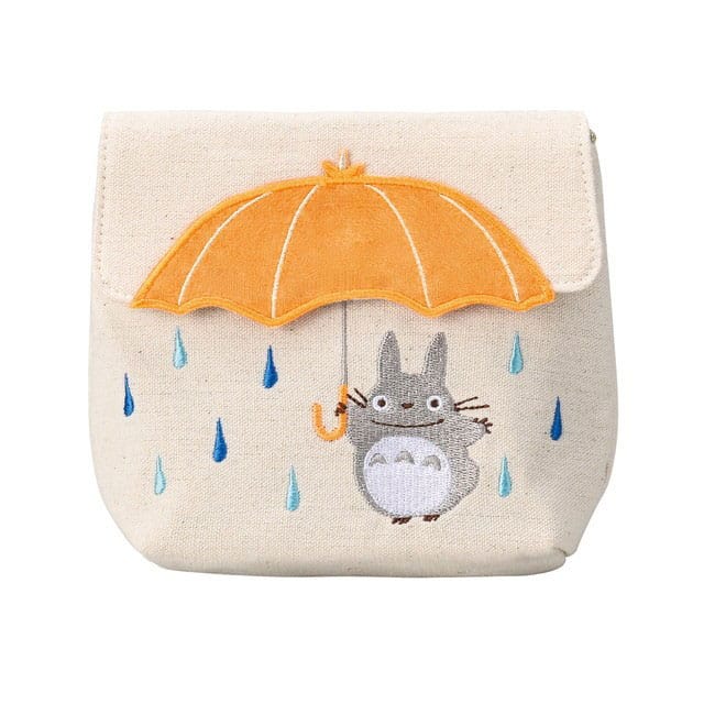 My Neighbor Totoro Myntbörs med Totoro och Orange Paraply Marushin