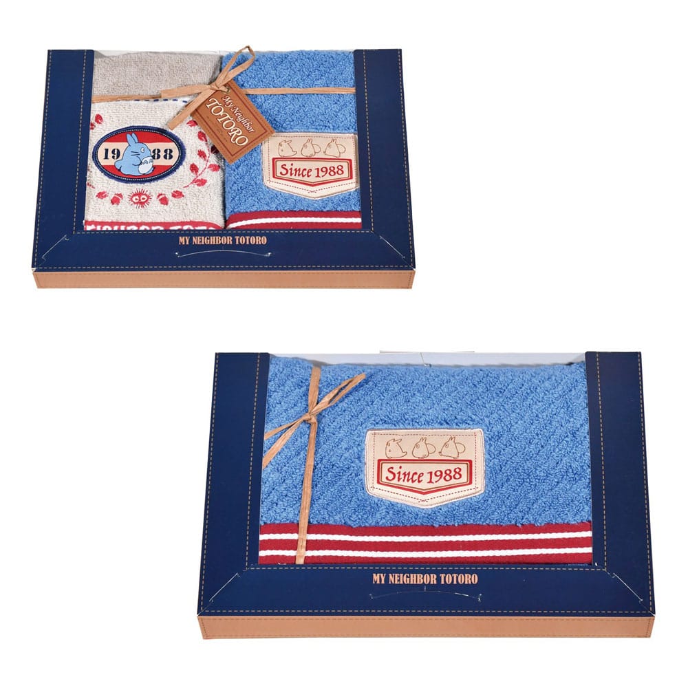 My Neighbor Totoro Handduk 3-set med Denimstickning Marushin