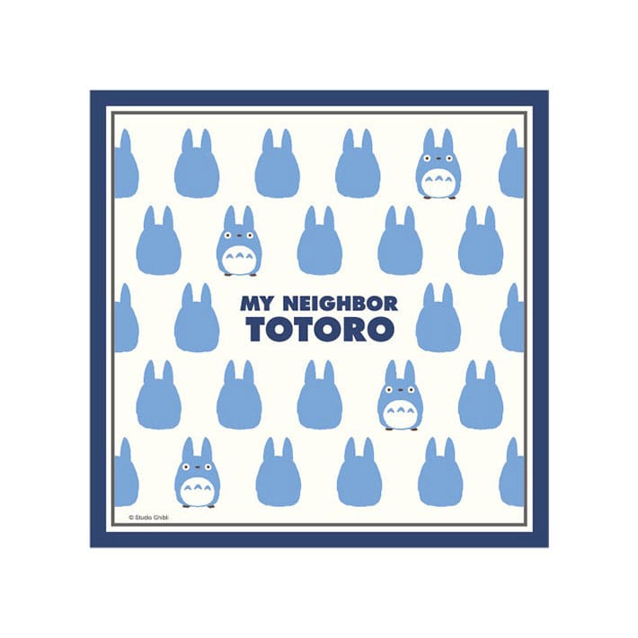 My Neighbor Totoro Handkerchief Totoro Silhouette Blå 43 x 43 cm Marushin