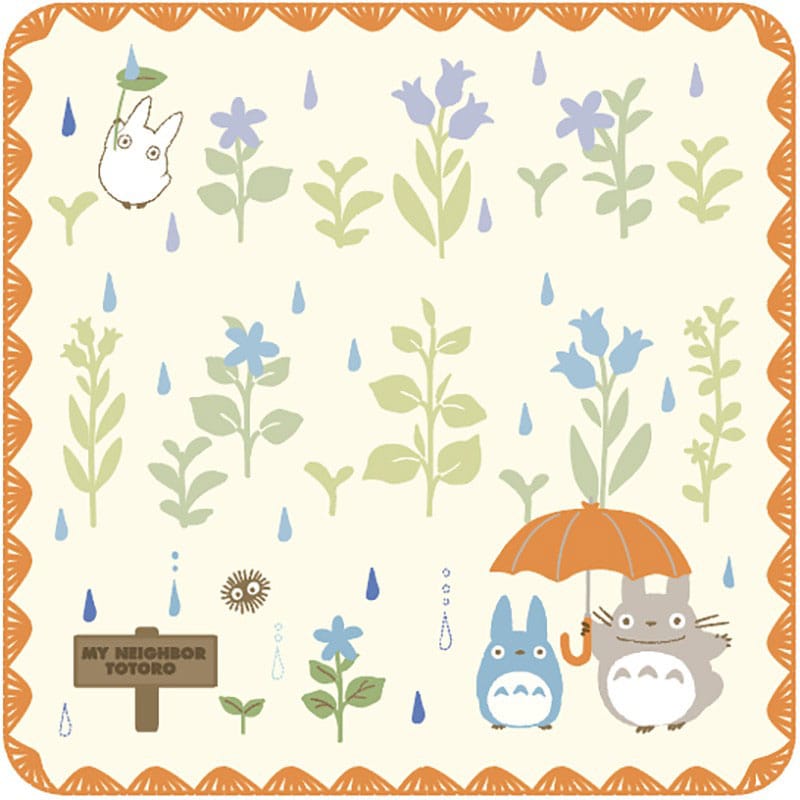 Studio Ghibli minihandduk My Neighbor Totoro Under the Rain 25 x 25 cm