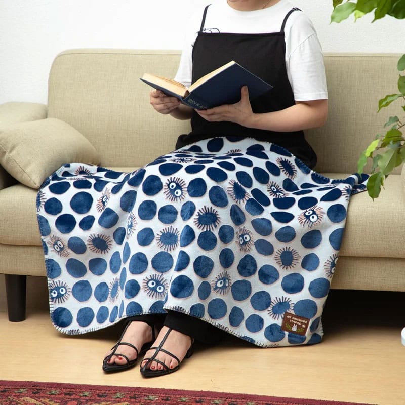 My Neighbor Totoro Soot Sprite Fleece Blanket 70 x 100 cm Marushin