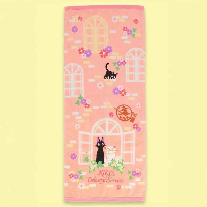 Kiki's Delivery Service Natsu Handduk Söt Rosa Jiji 34 x 80 cm