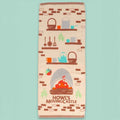 Howl’s Rörliga Slott Natsu Handduk Kock med Calcifer 34 x 80 cm