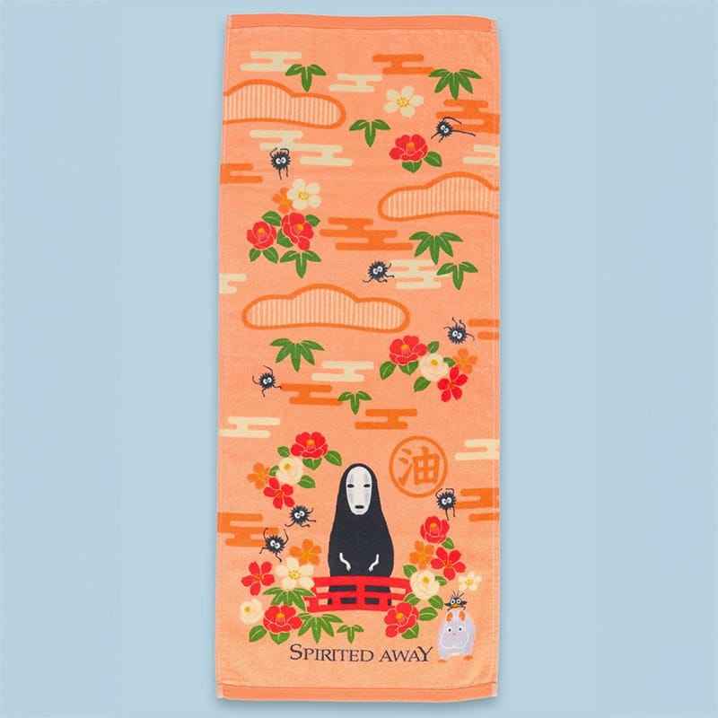 Spirited Away Natsu Handduk Ingen Ansikte & Blommor 34 x 80 cm