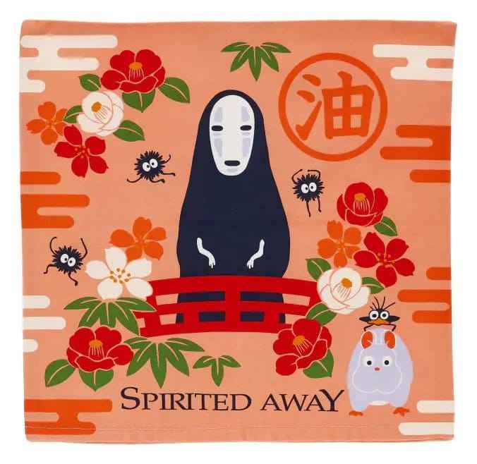 Kuddfodral Spirited Away Natsu No-Face & Blommor