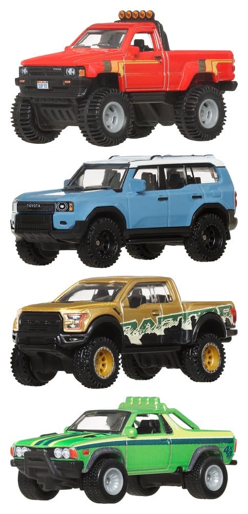 Hot Wheels Premium Die-Cast Vehicle Set 1/64 Scale Car Culture 976H Assortment (10)