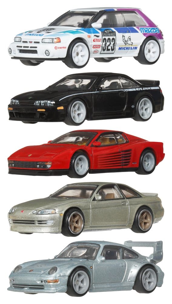 Hot Wheels Premium Die-Cast 1/64 Car Culture 976R Assortment (10)