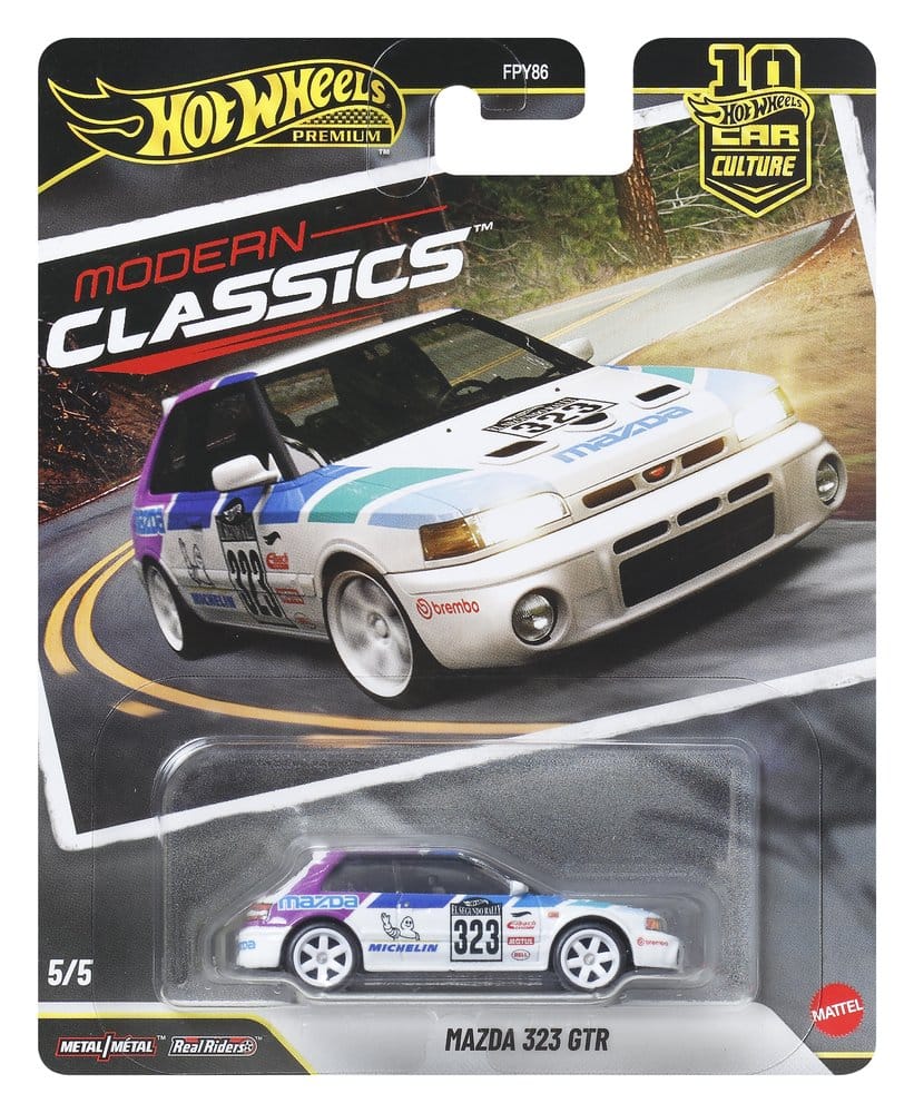 Hot Wheels Premium Die-Cast 1/64 Car Culture 976R Assortment (10)
