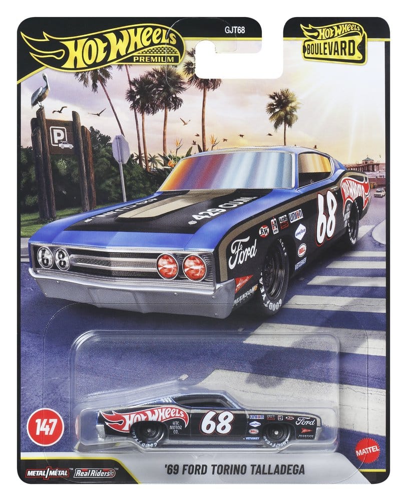 Hot Wheels Premium Die-Cast Vehicle 1/64 Boulevard 978G Assortment (10)