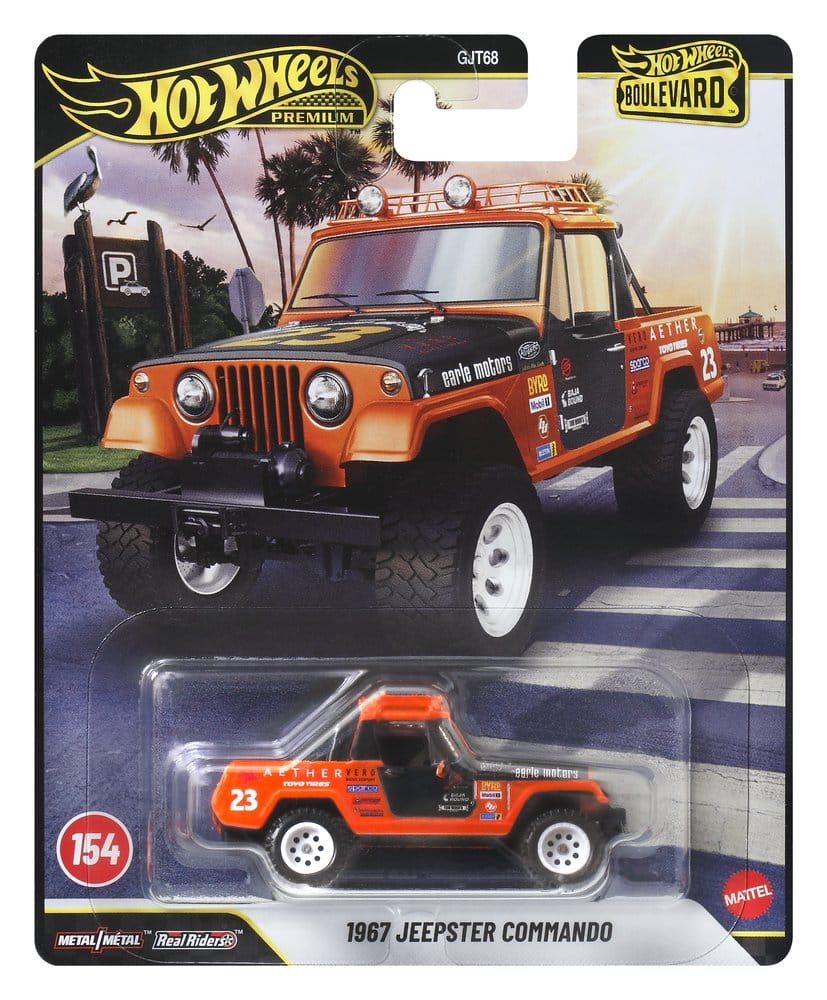 Hot Wheels Premium Die-Cast Vehicle 1/64 Boulevard 978G Assortment (10)