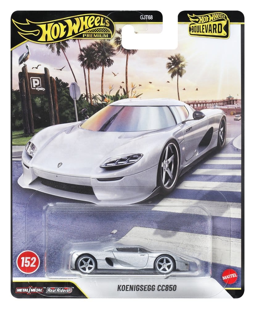 Hot Wheels Premium Die-Cast Vehicle 1/64 Boulevard 978H Assortment (10)
