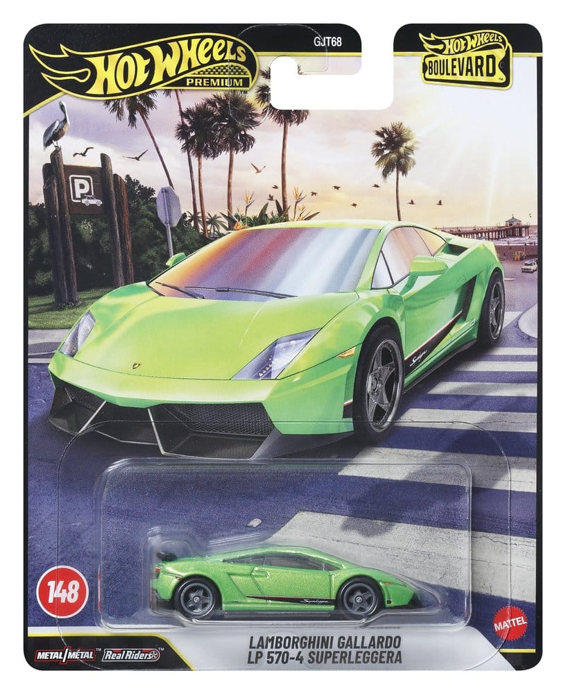 Hot Wheels Premium Die-Cast Vehicle 1/64 Boulevard 978H Assortment (10)