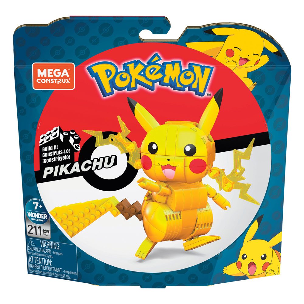 Pokémon Mega Construx Wonder Builders Byggset Pikachu 10 cm Mattel