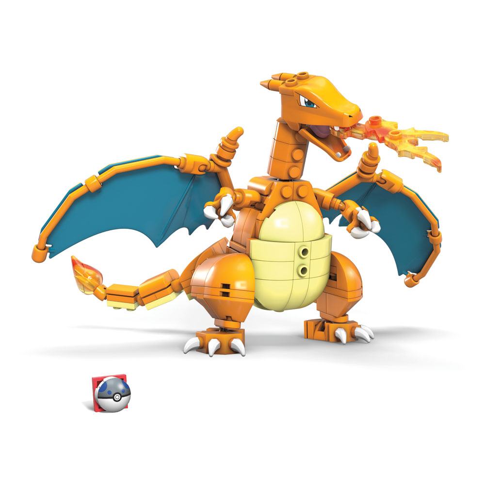 Pokémon Mega Construx Wonder Builders Charizard 10 cm Mattel