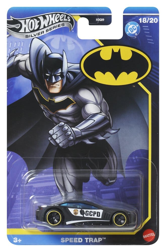 Batman Hot Wheels Silver Series Die-Cast Vehicle 1/64 979R Assortment (24)