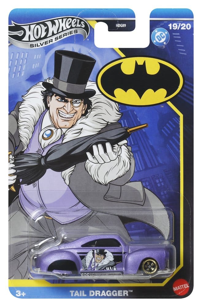 Batman Hot Wheels Silver Series Die-Cast Vehicle 1/64 979R Assortment (24)