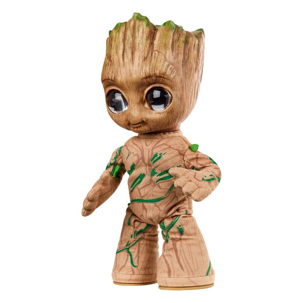 I Am Groot Elektronisk Plush Figur - Groovin' Groot 28 cm Mattel