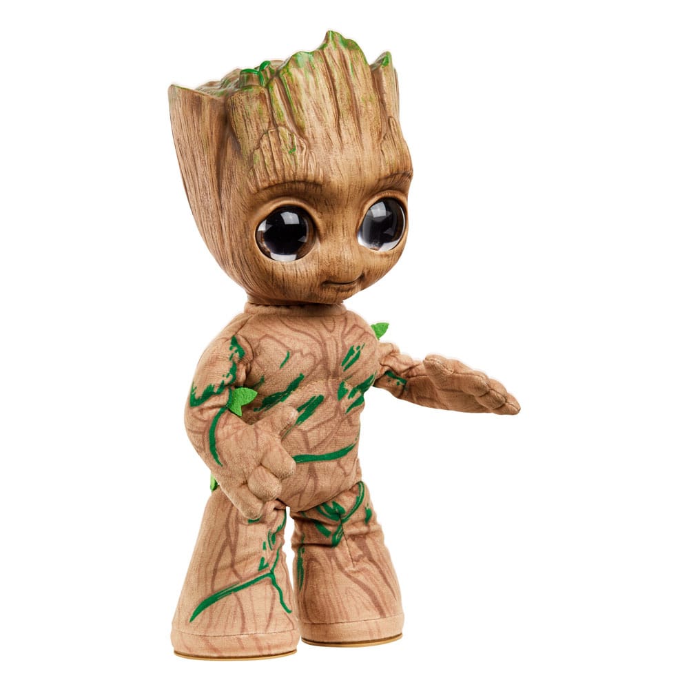 I Am Groot Elektronisk Plush Figur - Groovin' Groot 28 cm Mattel