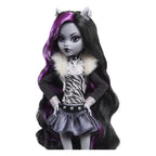 Monster High Reel Drama Doll Clawdeen Wolf i svart och vitt Mattel