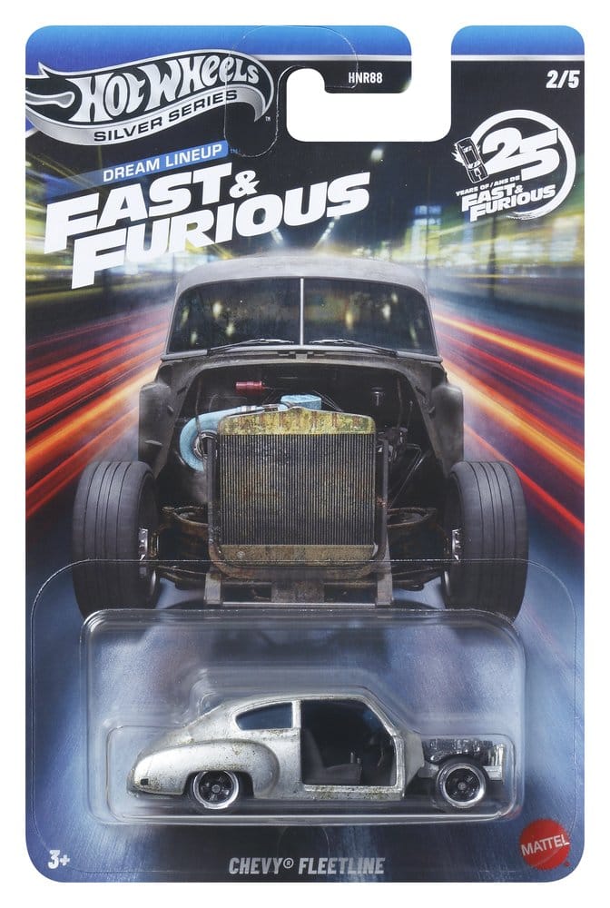 Fast & Furious Hot Wheels Silver Series Die-Cast-fordon 1/64 979N Assortment (24)