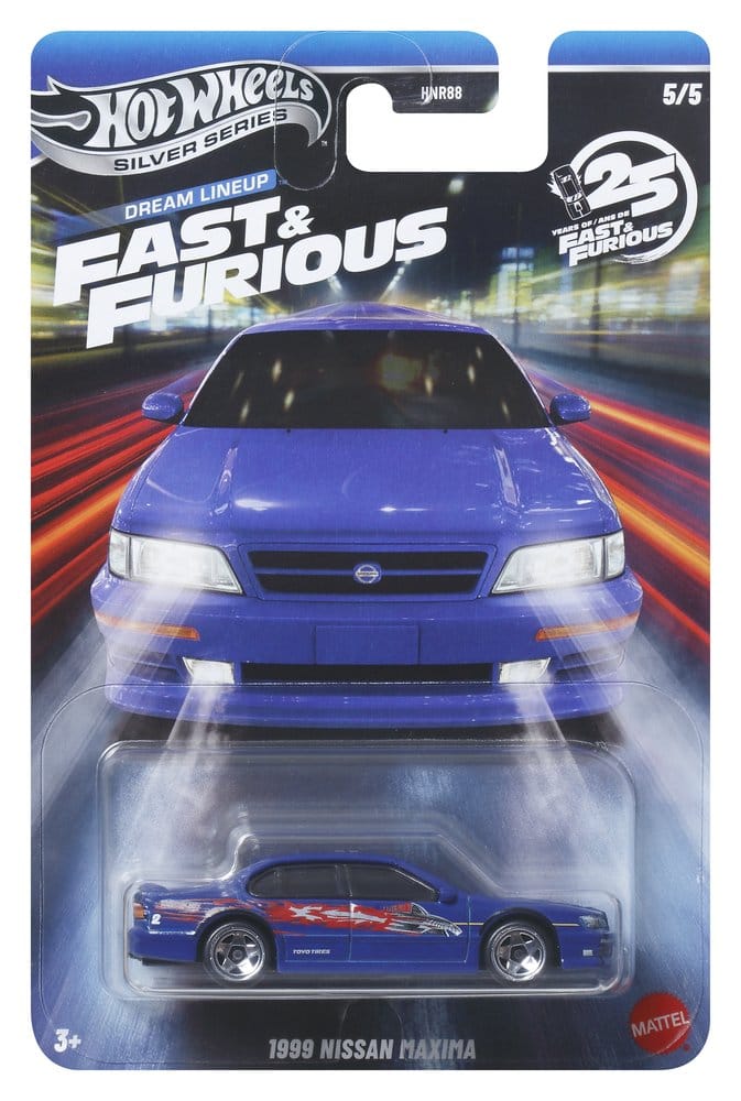 Fast & Furious Hot Wheels Silver Series Die-Cast-fordon 1/64 979N Assortment (24)