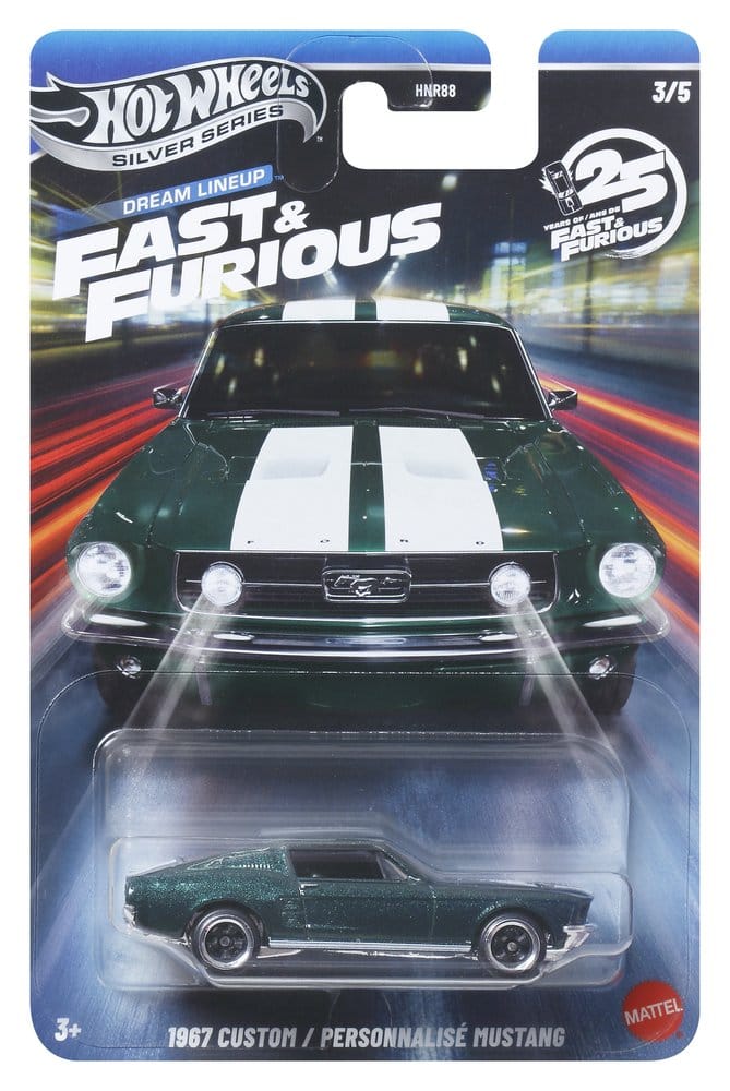 Fast & Furious Hot Wheels Silver Series Die-Cast-fordon 1/64 979N Assortment (24)