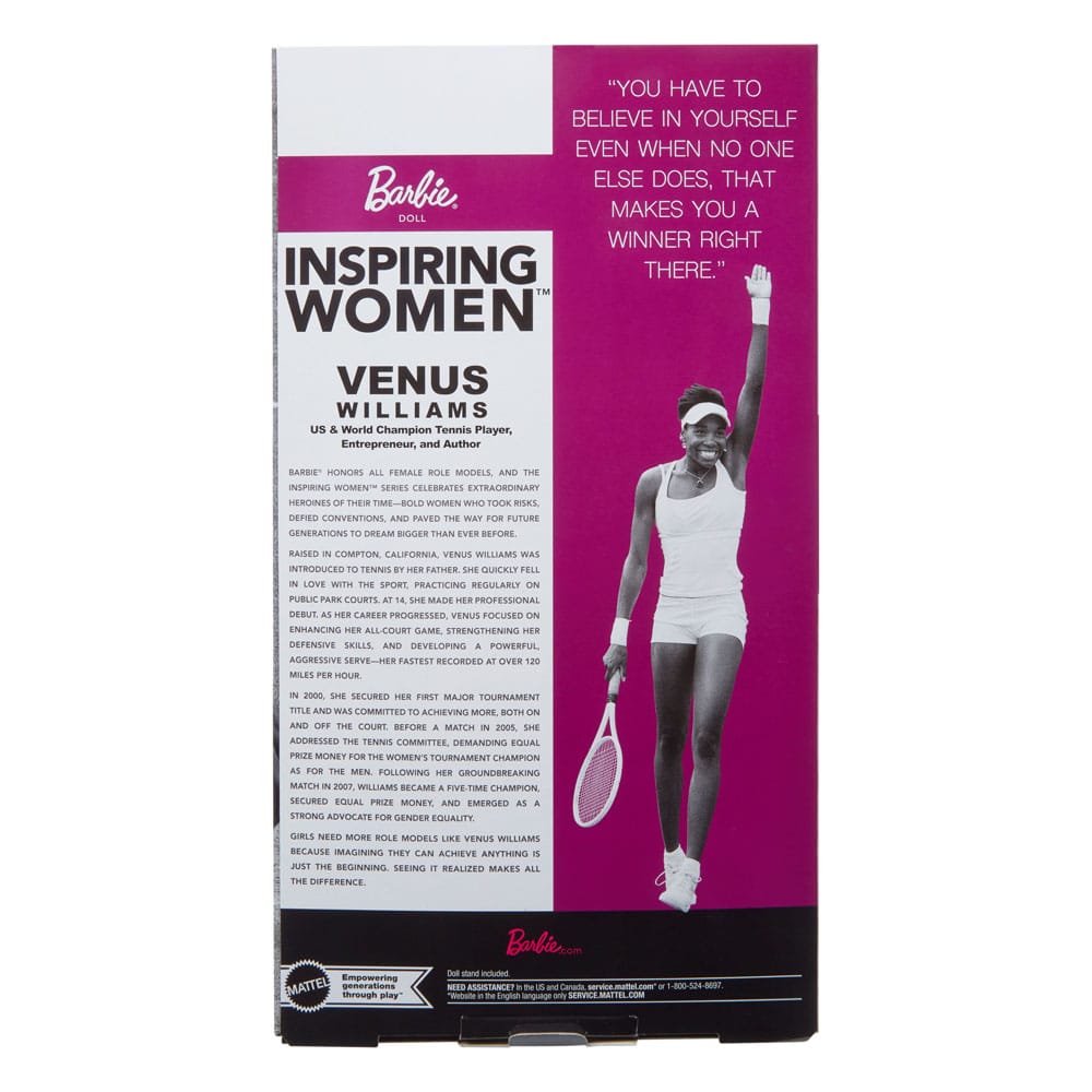 Barbie Signature Inspirerande Kvinnor Docka Venus Williams Mattel