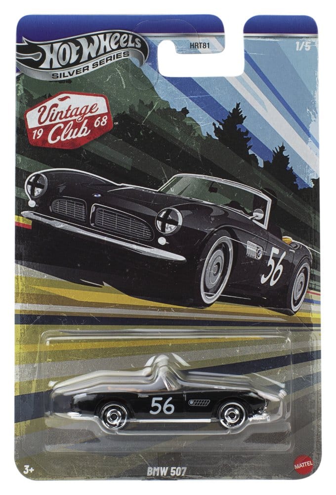 Hot Wheels Silver Series Die-Cast Vehicle Model 1/64 Vintage 979J Assortment (10)