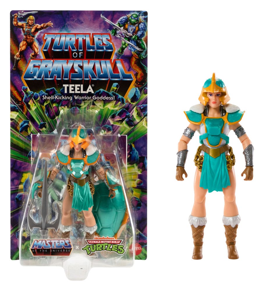 MOTU x TMNT: Turtles of Grayskull Actionfigur Teela 14 cm Mattel