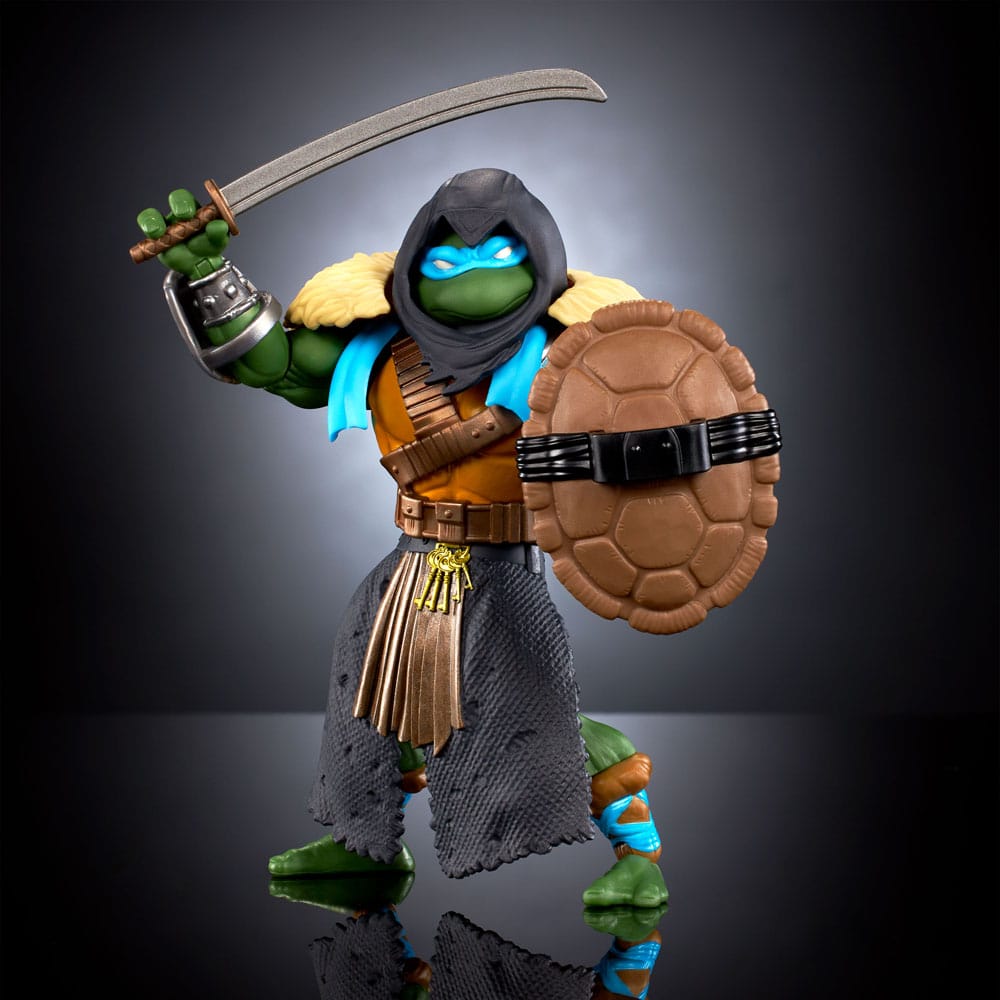 MOTU x TMNT: Turtles of Grayskull Stealth Armor Leonardo 14 cm Mattel