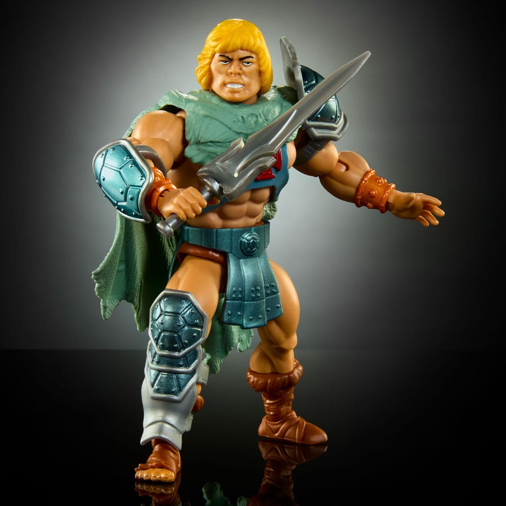 MOTU x TMNT: Turtles of Grayskull Stealth He-Man Actionfigur 14 cm Mattel
